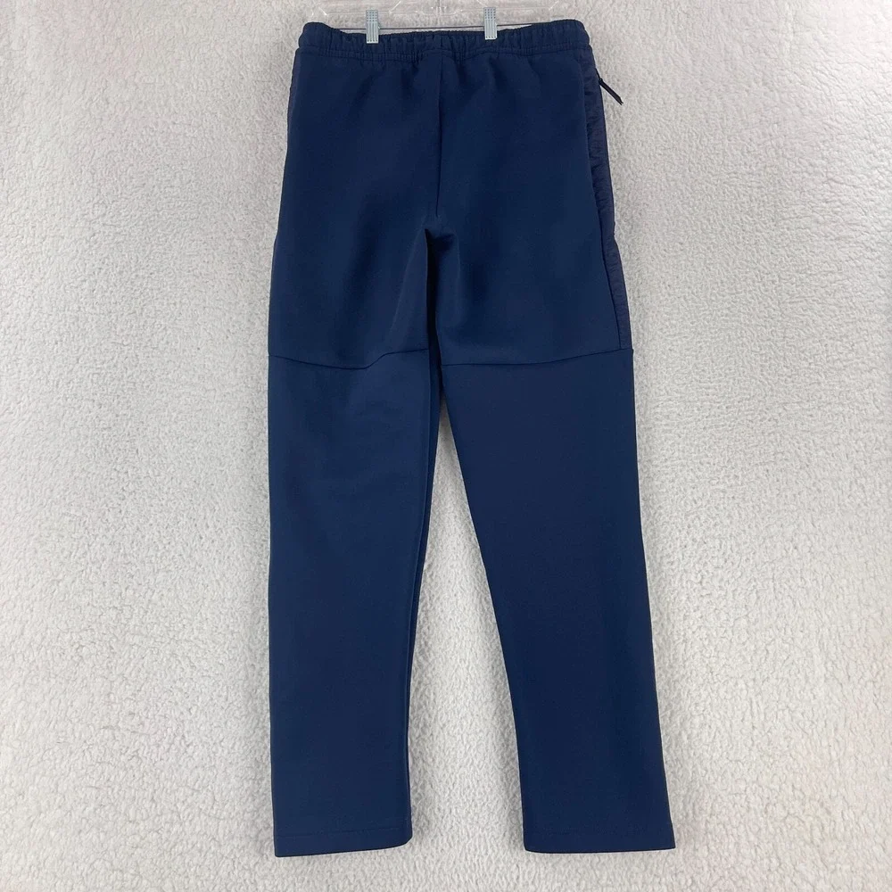 Nike Jordan Blue Training Game Straight Leg Pants Mens Pull On Drawstring Size M